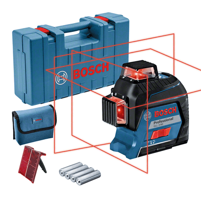 BOSCH-MULTI LINE LASER GLL3-80 + TRIPOD BT150