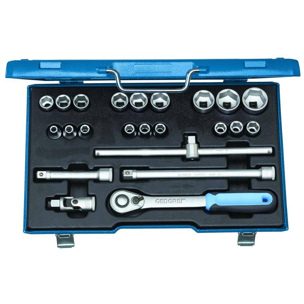 GEDORE-SOCKET SET 8-32MM 1/2