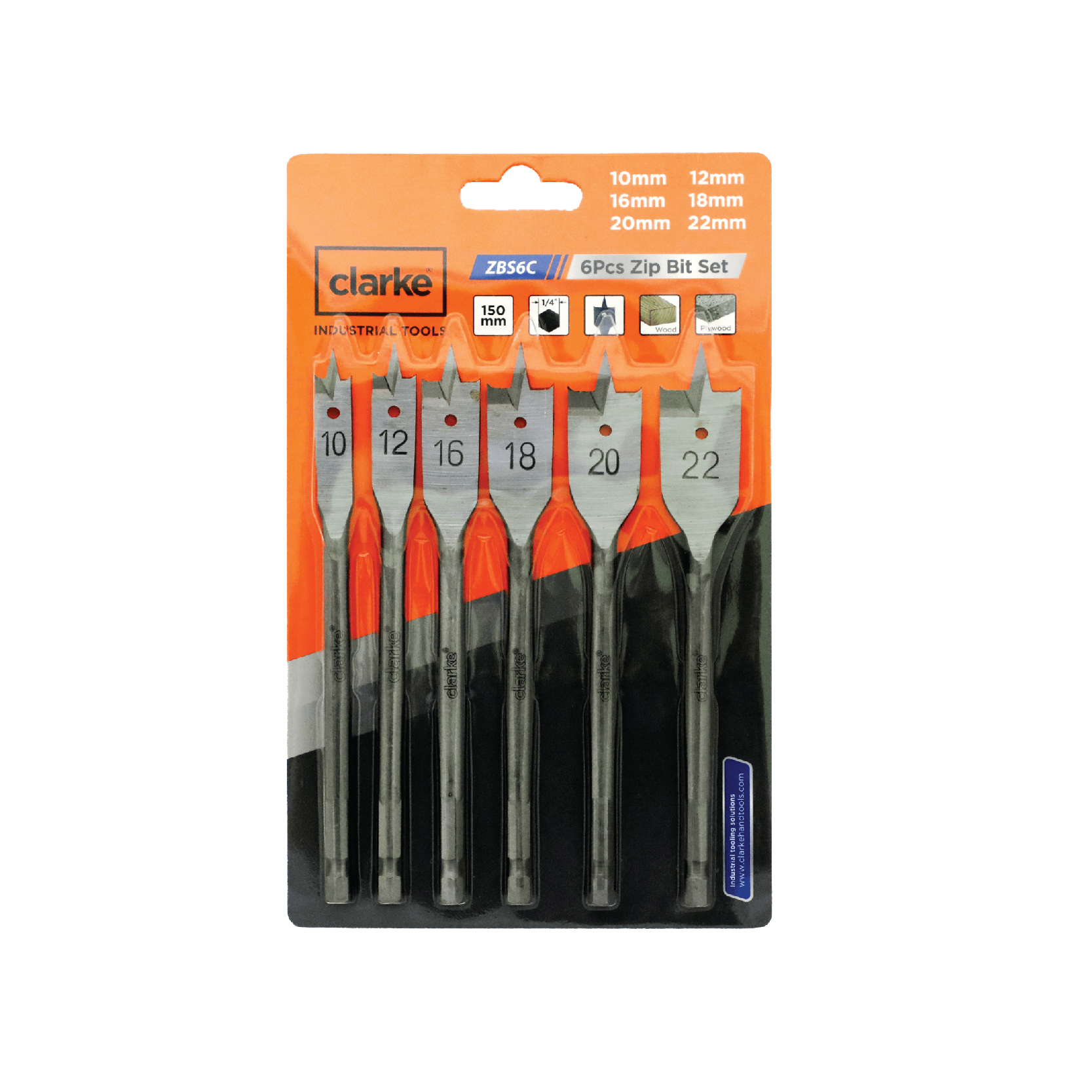 6Pcs Zip Bit Set