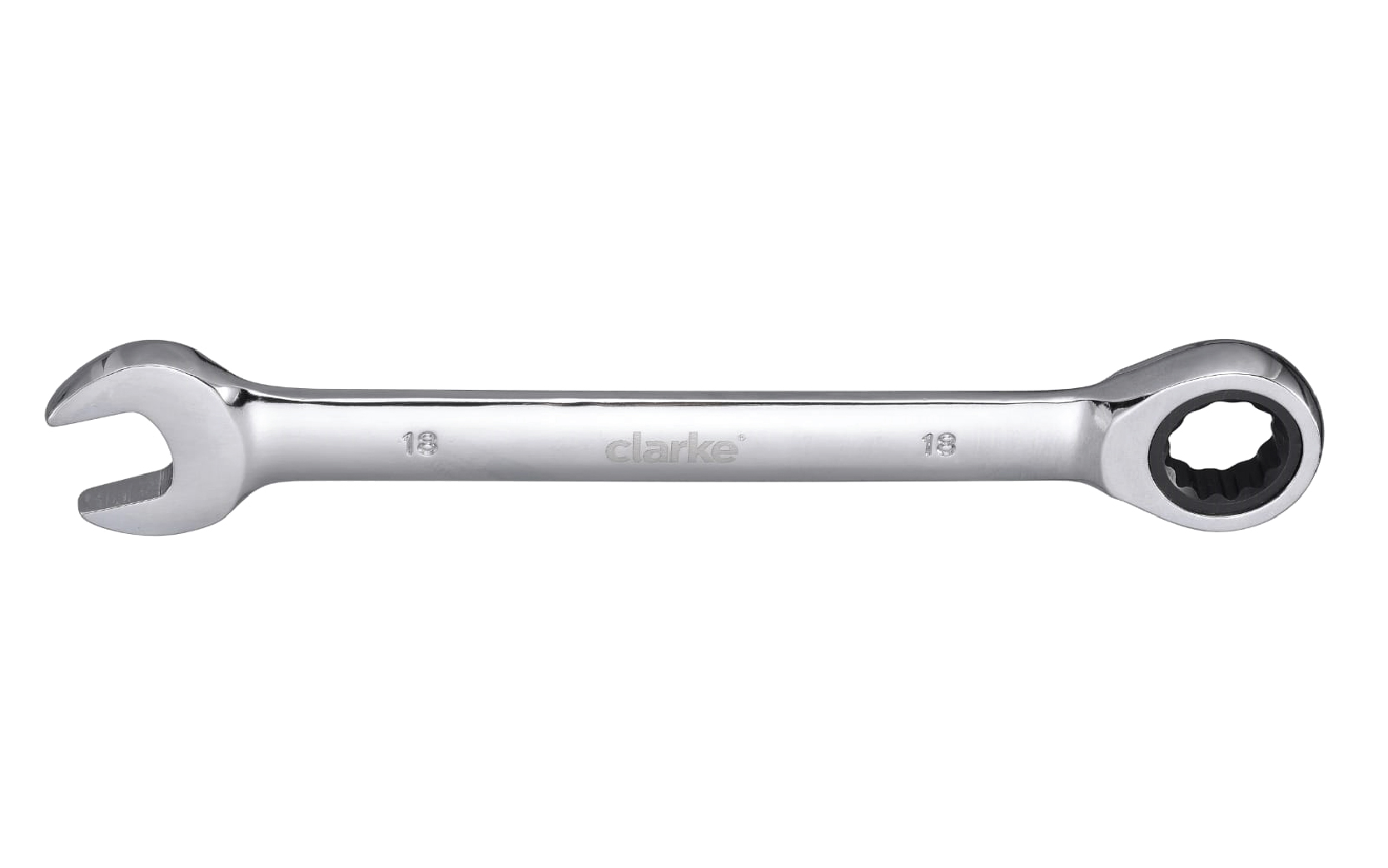 CLARKE-RATCHET COMBINATION WRENCH