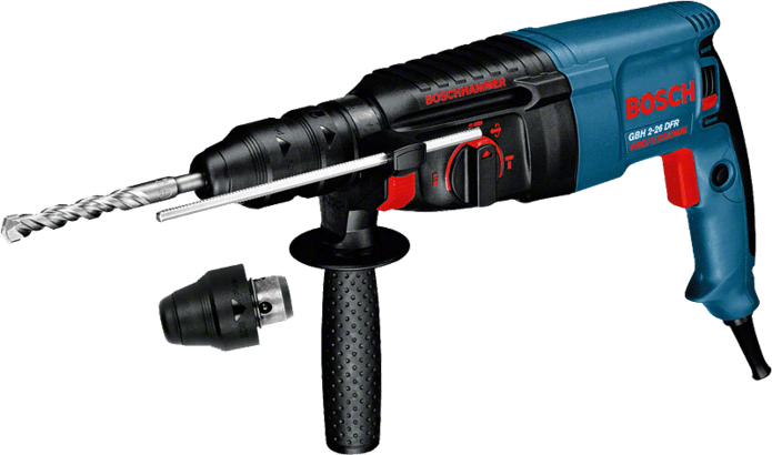 BOSCH-ROTARY HAMMER 26MM 800W + QUICK RELEASE CHUCK