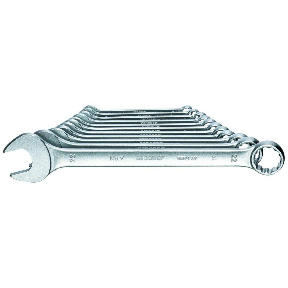 GEDOORE-COMB SPANNER SET 8-22MM (11 PC)