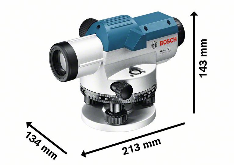 BOSCH-OPTICAL LASER GOL32D+BT170+GR500
