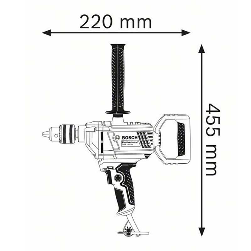 BOSCH - Drill GBM 1600 RE